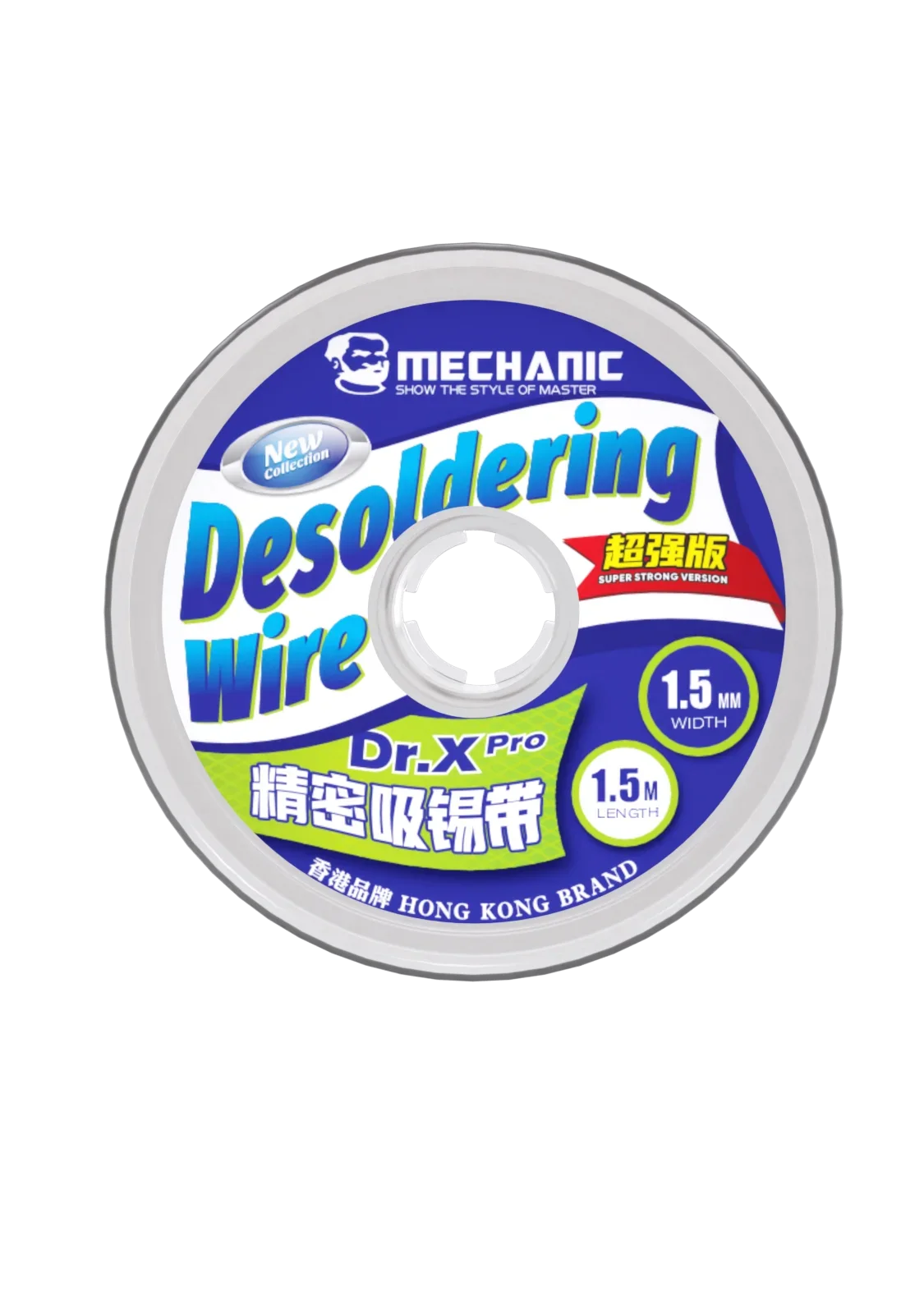 Механик Dr.X Pro, оплетка для распайки, фитиль 1,5/2/2,5/3/3,5 мм, оловянная поглощающая проволока для удаления припоя для сварки печатных плат мобильного телефона BGA