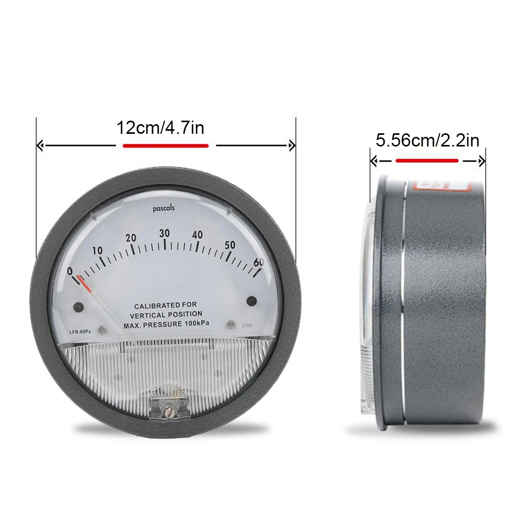 ABS фильтр для чистых комнат измерительный прибор Дифференциальный Манометр