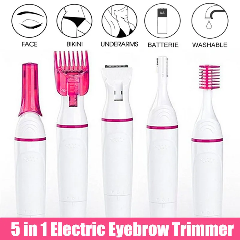 5 в 1 Многофункциональный Профессиональный эпилятор для удаления волос носа и