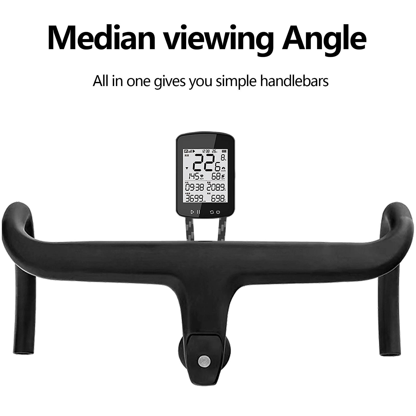 ENLEE шоссейный велосипед интегрированный руль углеродное волокно компьютерный