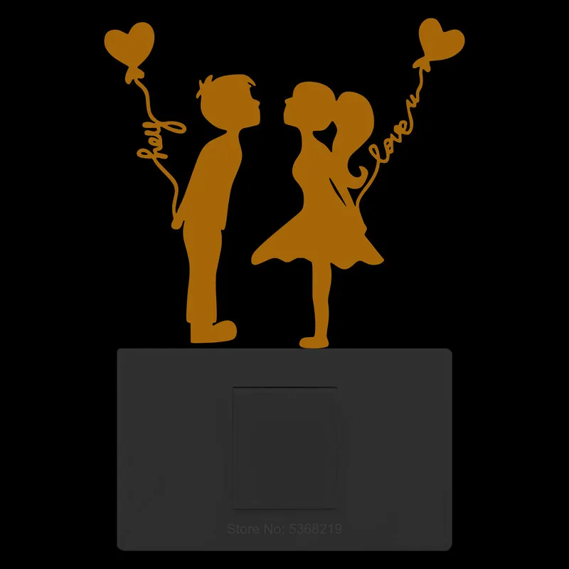 Виниловые наклейки для влюбленных