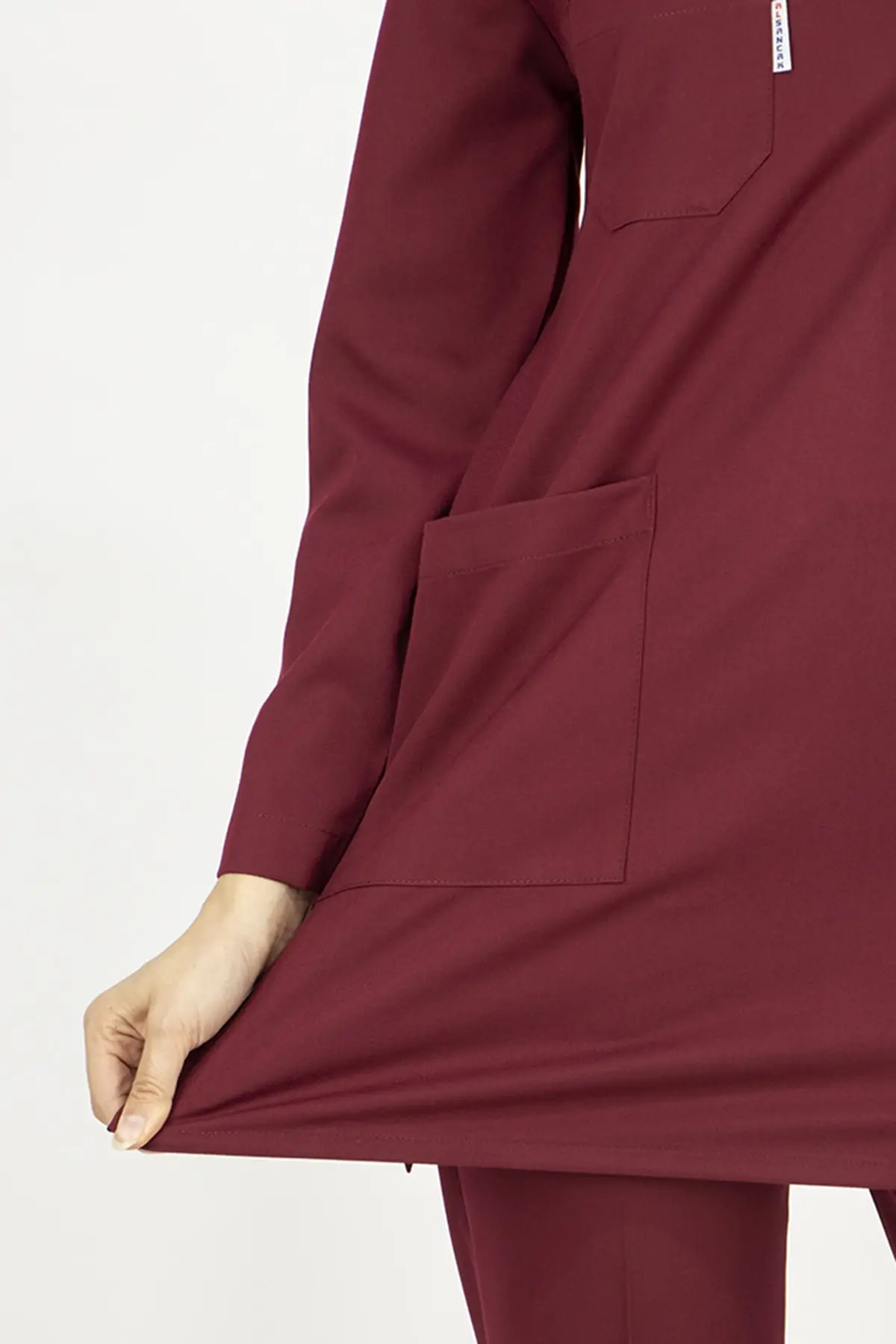 

Women's Hijab Nurse mai Bordeaux Lycra lycra-TESETTUR Women's Islamic Team 2021