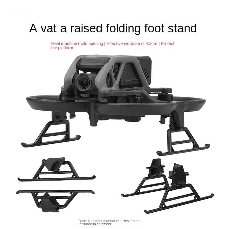 

FOR DJI Avata Drone Tripod Folding Elevated Landing Gear Traversing Machine Pan Head Protection Bracket Accessories