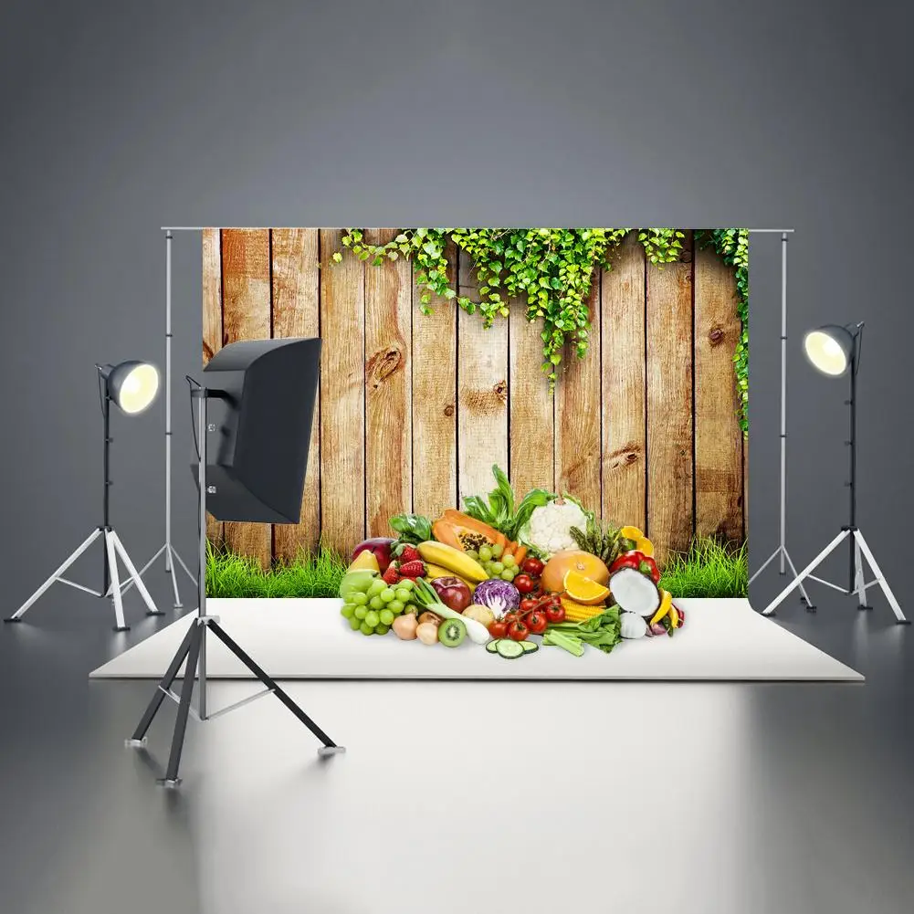 

Wood Plank Tablecloth Studio Photography Retro Texture Backdrop Home Living Room Wall Decor Table Cloth Household Undercloth