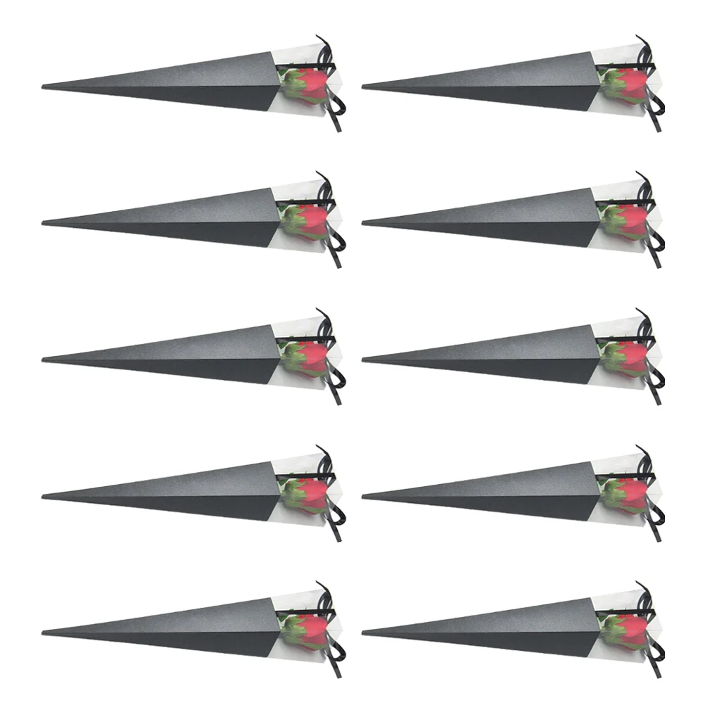 

Flower Box Gift Paper Bouquetwrappingrose Packaging Singleflorist Cone Valentines Sleeve Sleeves Valentine Floral Arrangement