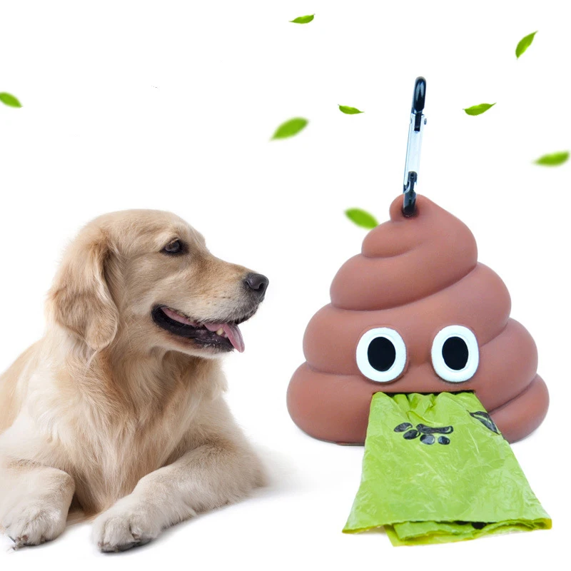 

1PCS Poop Waste Bag Dispenser For Dog Waste Carrier Includes Pet Supply Accessory Dog Cat Small Tools Poop Bag Holder