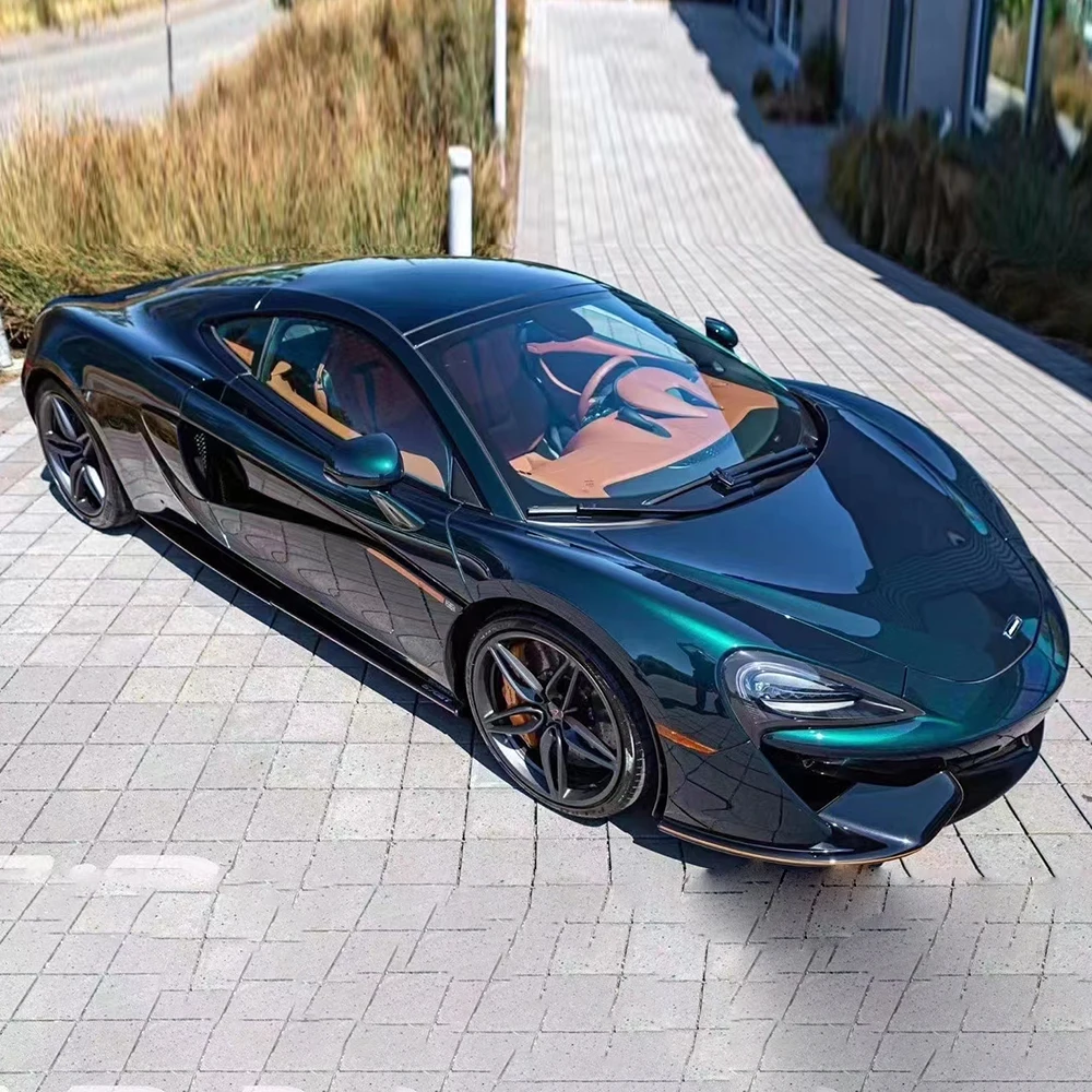 Wrapmaster 5*56ft ПЭТ металлик полуночный зеленый автомобиль виниловая пленка