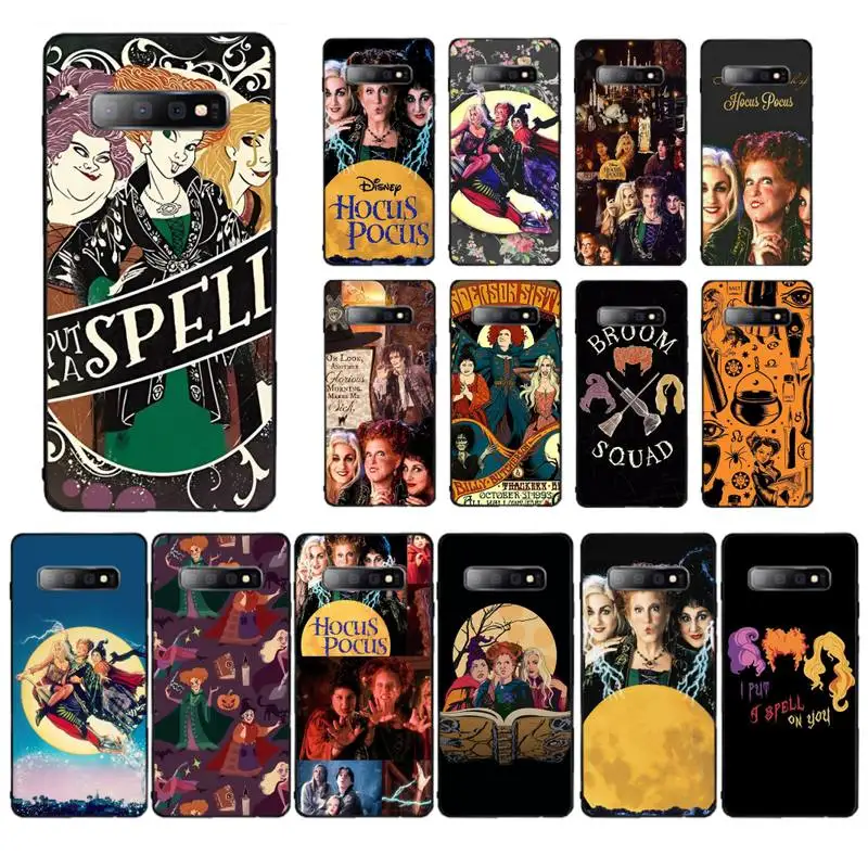 

Disney hocus pocus Phone Case for Samsung S10 21 20 9 8 plus lite S20 UlTRA 7edge