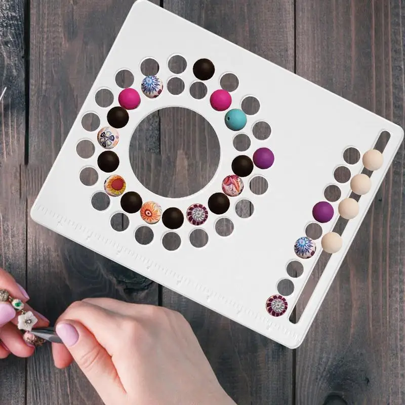 Доска для бусин изготовления ювелирных изделий поднос бисероплетения