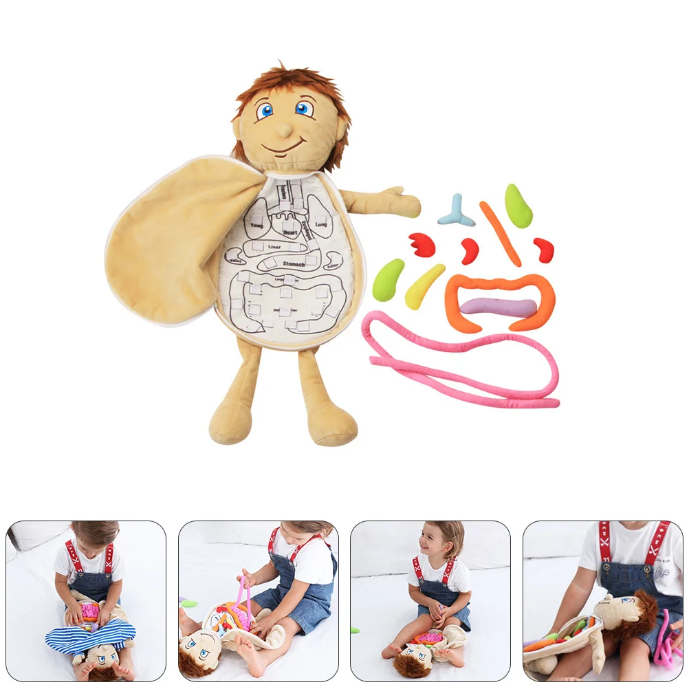 

1Pc Plush Preschool Toddler Educational Kids Funny Teaching Tool