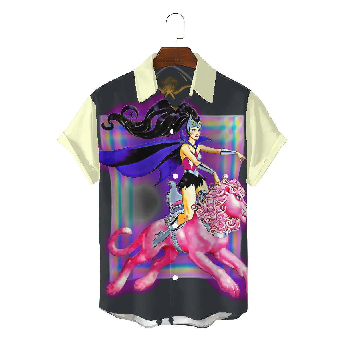 

Rainbow Prism Catra Hip Hop 3D Shirt He Man and the Masters of the Universe Casual Hawaii Shirts Newest Stuff For Men Women