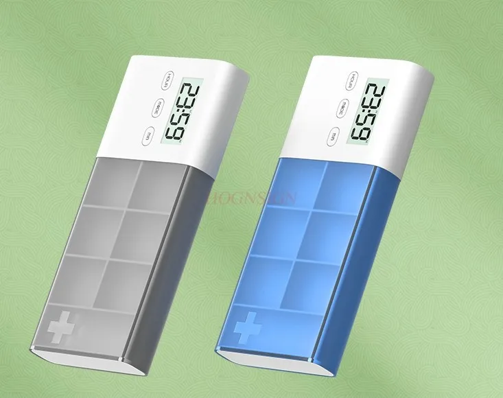 Умная медицинская коробка портативная электронная мини-коробка с таймером для