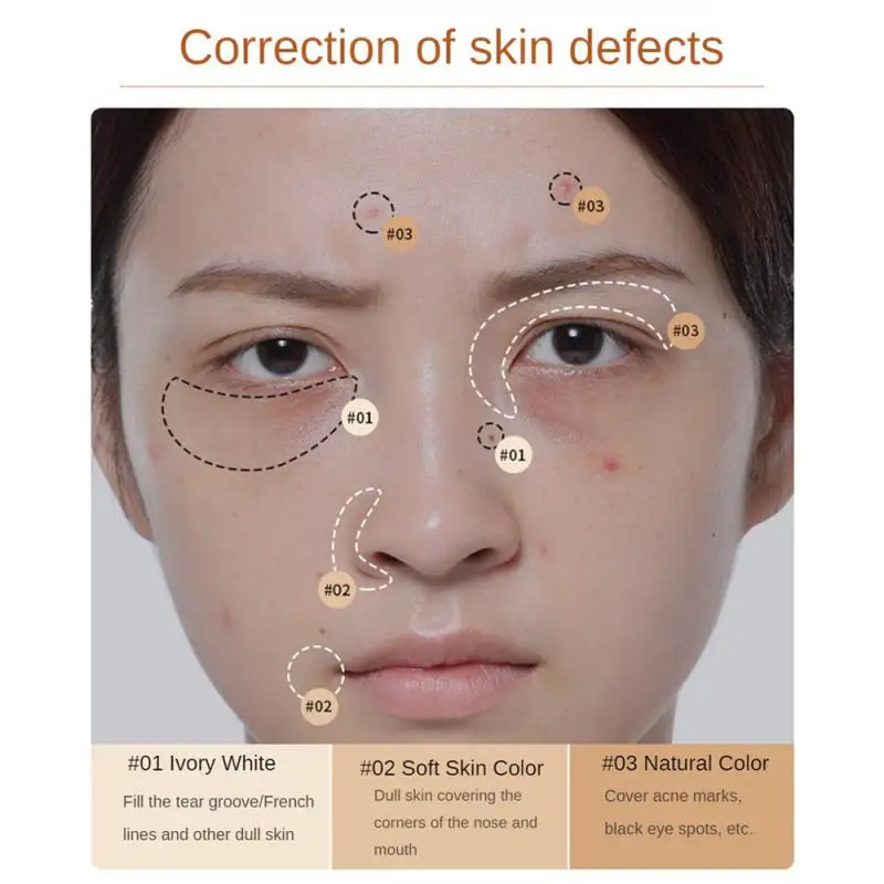 1/3/5 шт. консилер для кожи 3 цвета