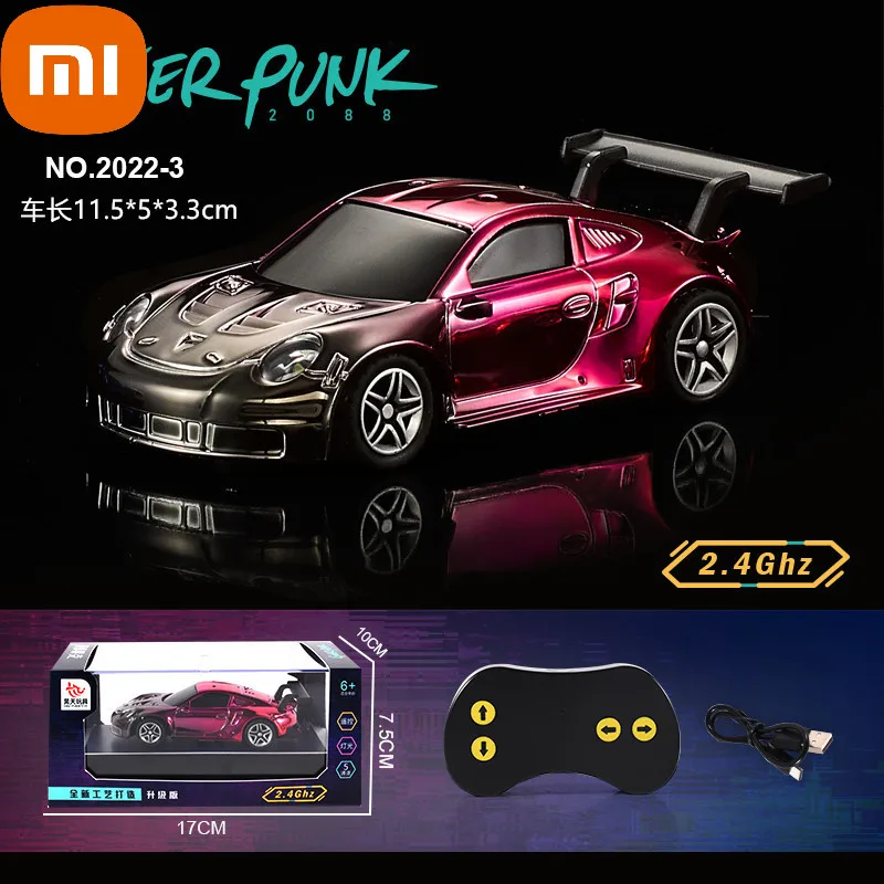 

Xiaomi RC Car 2.4G 4CH 1:43 With Led Light Radio Remote Control Cars Sports Car High-speed Drift Car Boys Toys For Children