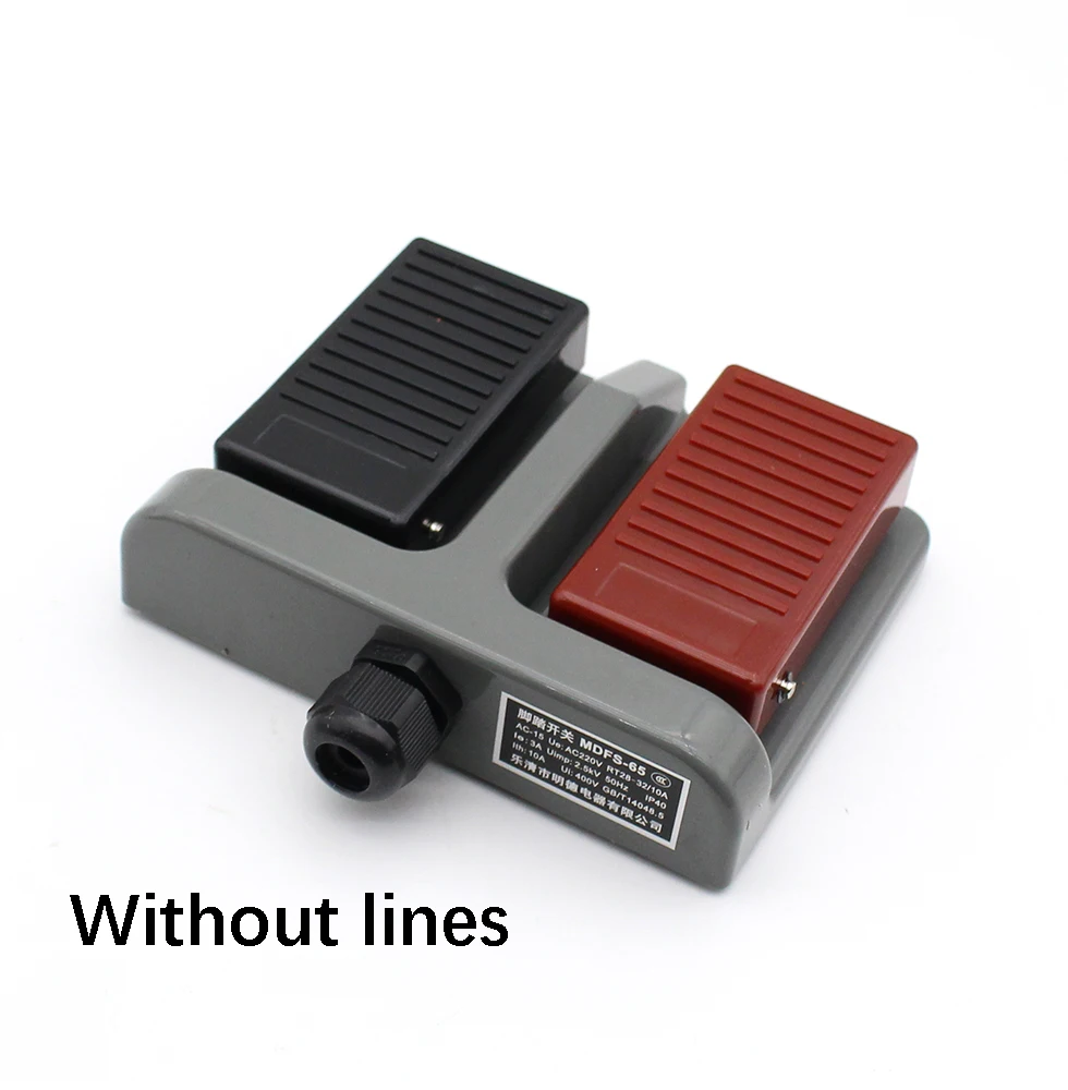 

Ножной переключатель MDFS-65 пластиковый 3A/220В