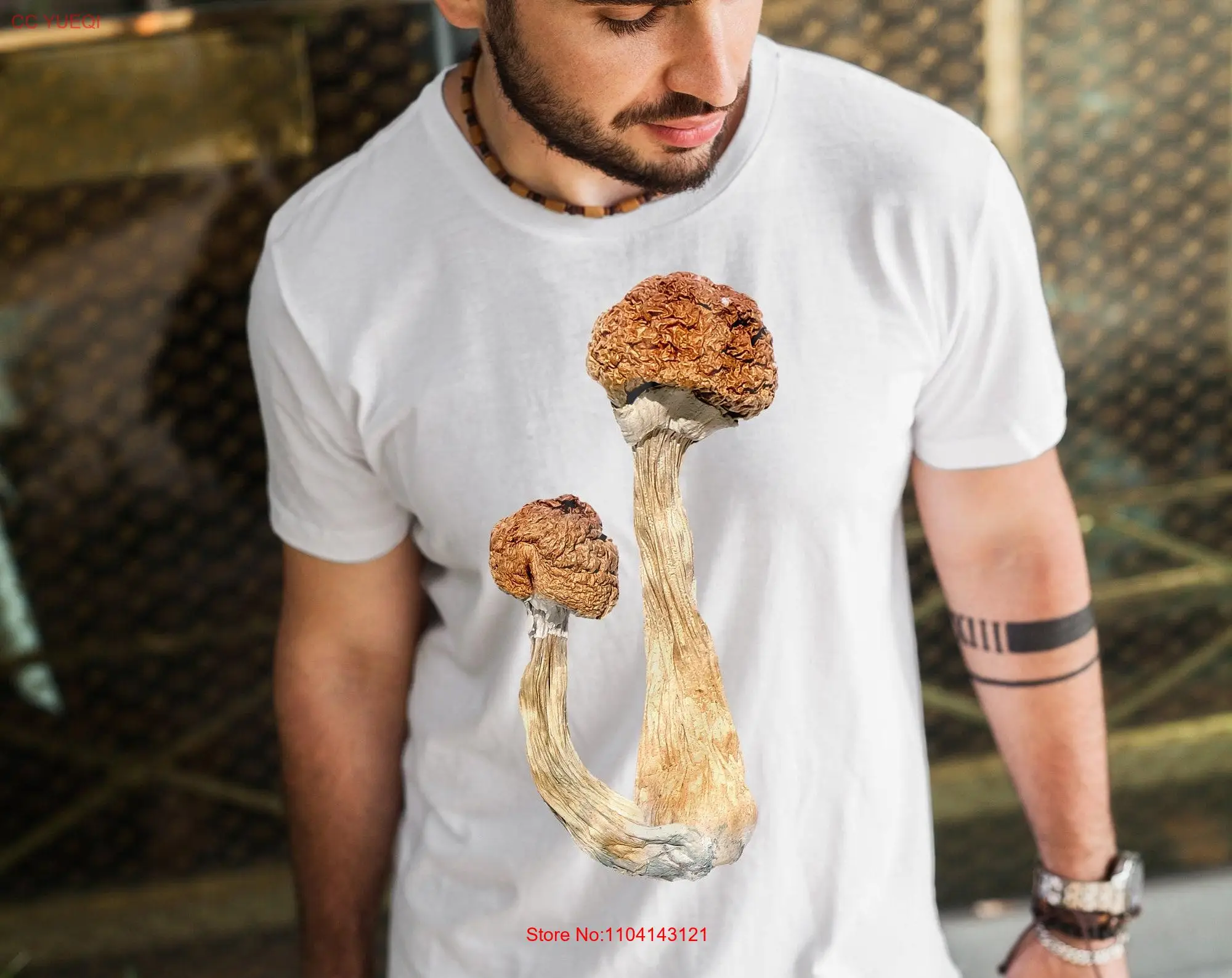 Футболка Psilocybin Magic Mushrooms с длинными или короткими рукавами