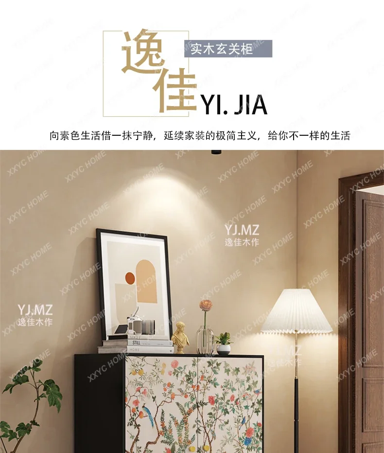 Цветы и птицы твердые строительные элементы домашний шкаф для столовой вход