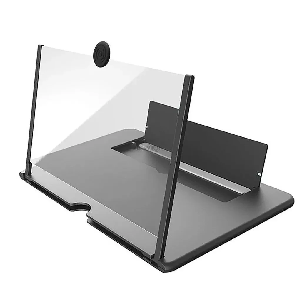 

NEW Mobile Phone Screen Magnifier HD Video Amplifier Stand Bracket Movie Game Live Magnifying Pull-out Folding Phone Holder