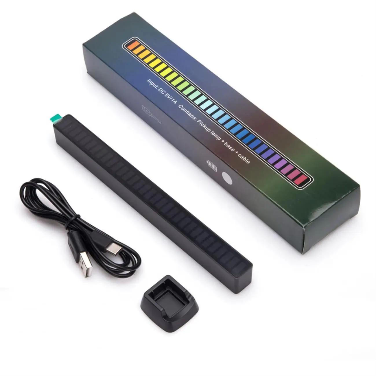 

Новинка, RGB-управление музыкой, светодиодное освещение, управление через приложение, звукосниматель, Голосовая активация, ритм, освещение s, ...