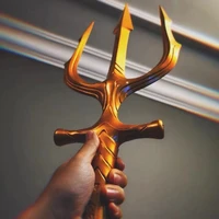 11 aquaman trident model decoration aluminum alloy splicing weapon cosplay props living room house home wall decor accessories