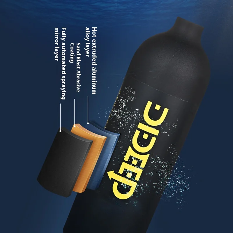 Мини-резервуар для подводного плавания на 1 л