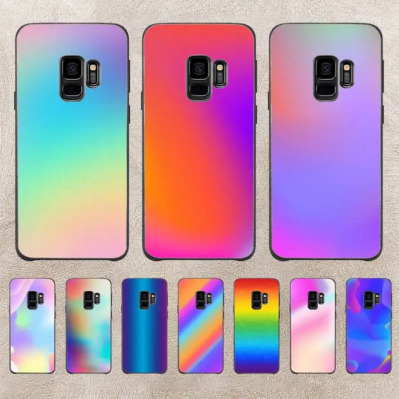 

Rainbow Gradient Laser Phone Case For Samsung Note 8 9 10 20 Case For Note10Pro 10lite 20ultra M20 M31 Funda Case