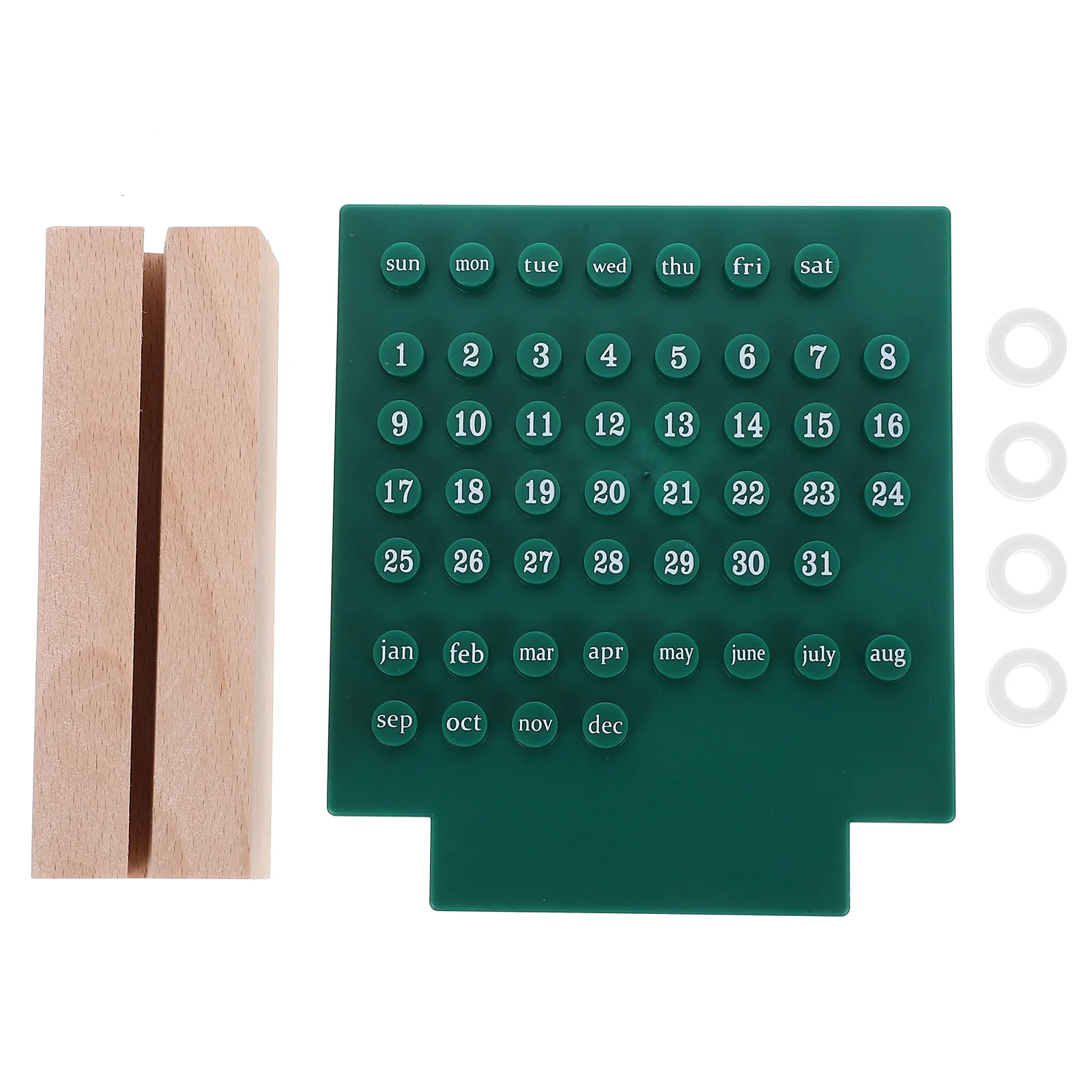 

Decorative Desk Calendar Perpetual Calendar Removable Calendar Decor for Office