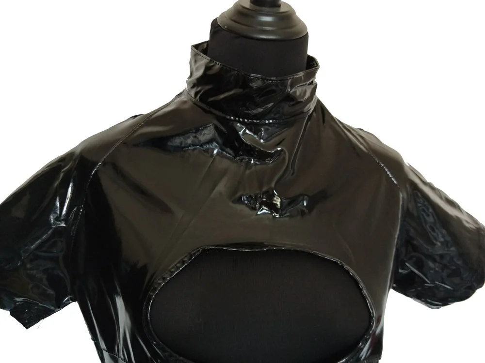 Сексуальное женское белье из искусственной кожи Облегающий комбинезон в стиле