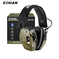 zohan electronic earmuffs bluetooth 5 0 shooting ear protection active noise canceling protection for hunting hearing nrr22db