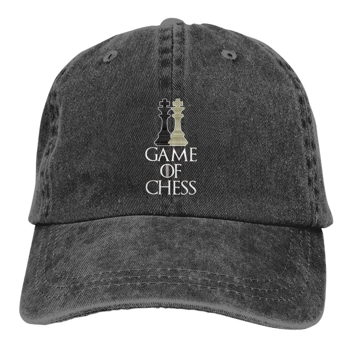 

Washed Men's Baseball Cap GAME Trucker Snapback Caps Dad Hat Chess A Game to Help the Intellect Golf Hats