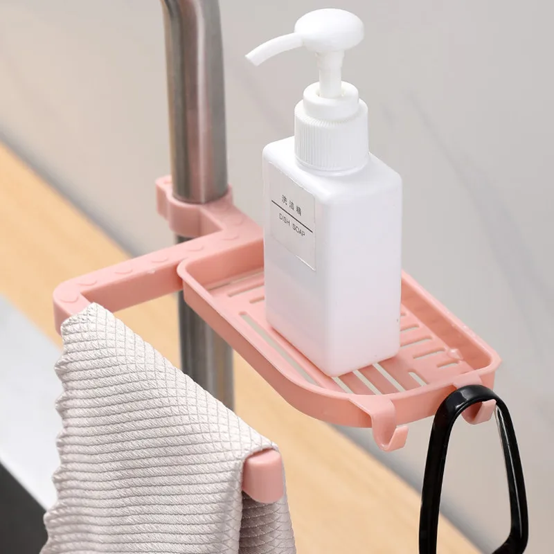 

Dishwasher Useful Things for Home Faucet Rack Kitchen Organizer Dishcloth Stainless Steel Sink Storage Rack Drain Basket Garden