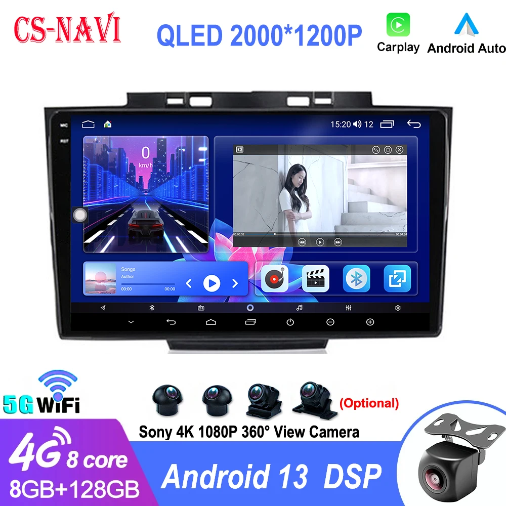 For Great Wall Haval H5 Greatwall Hover H5 H3 Car Multimedia Player GPS Navigation Stereo Autoradio BTAndroid 13 Auto Car Radio