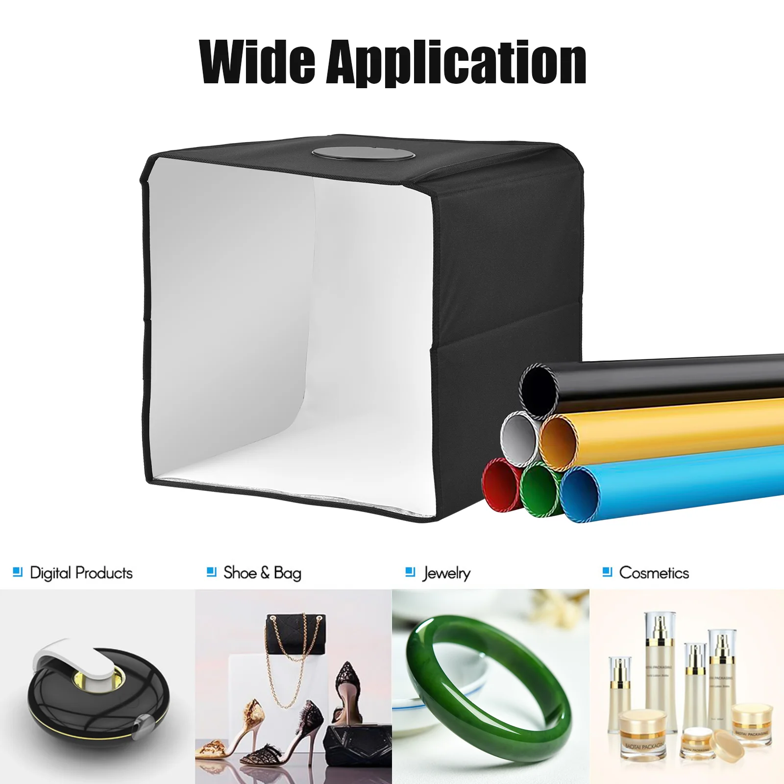 Портативный световой короб для фотосъемки 25 см/30 см/40 см мини интегрированный