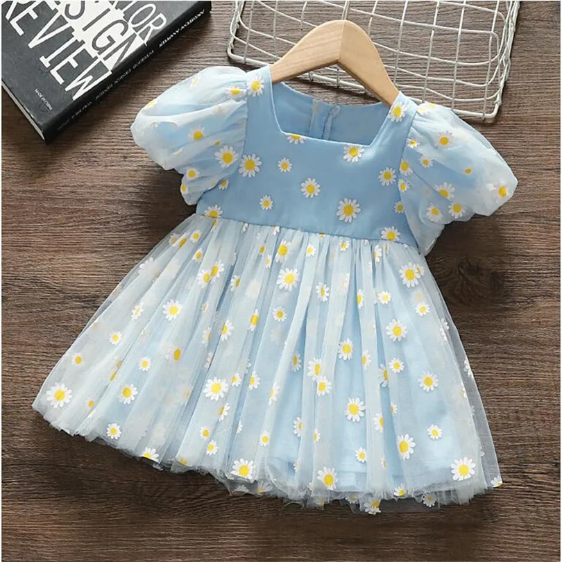 

Baby Girl Dress Clothes Flower Princess 1st Birthday Baby Dress Wedding Party Kids Dresses For Girl Toddler Girls Ball Gowns