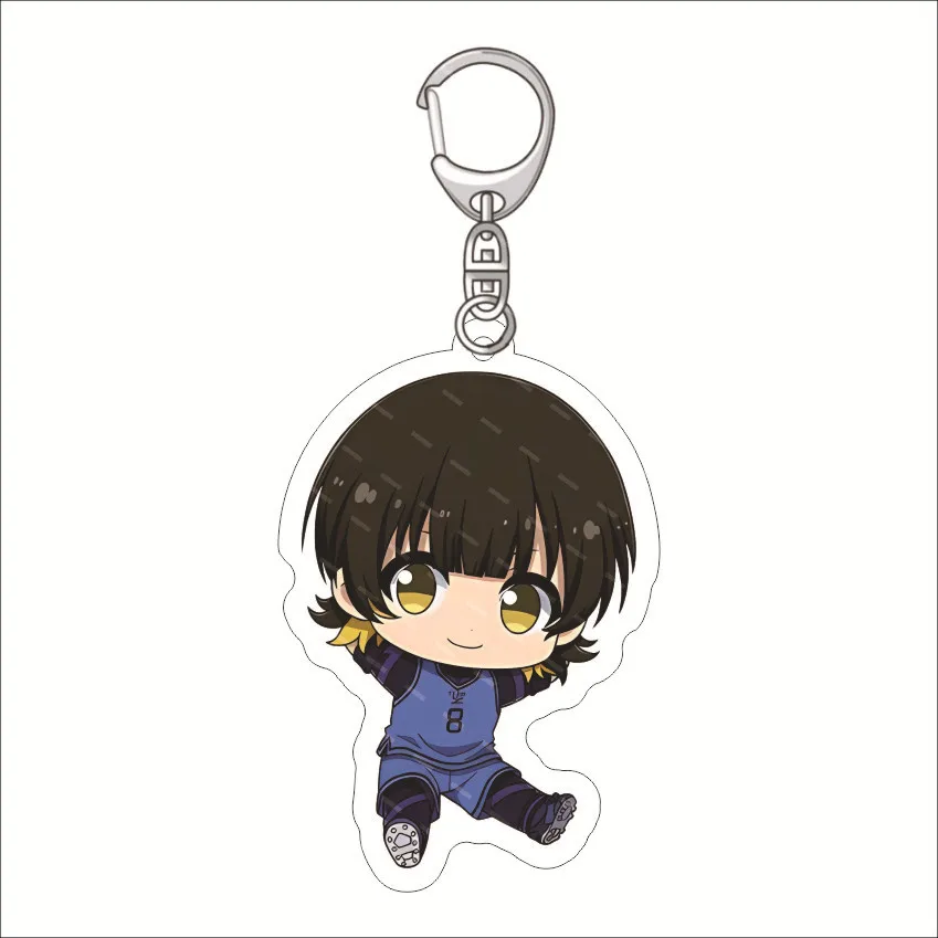 Фигурки аниме Синий замок Bachira Meguru Isagi Yoichi Niko Ikki акриловые брелки для ключей