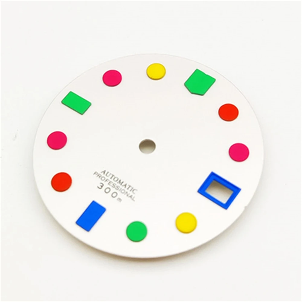 

28.5mm Rainbow Dial Watch Faces for NH35 Movement Men Mechanical Watch Accessories