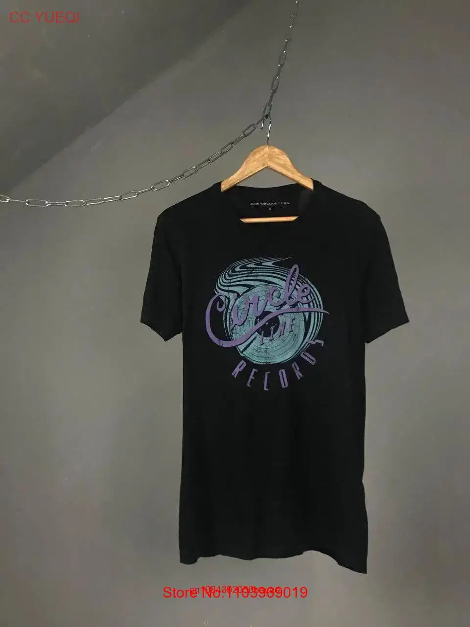 Мужская футболка John Varvatos из США с длинным или коротким рукавом