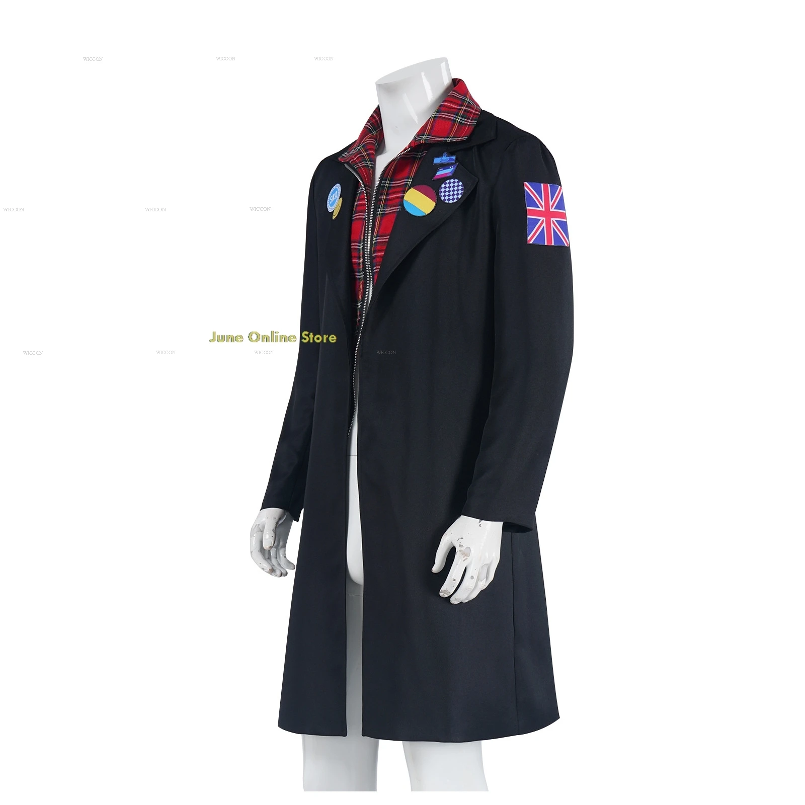 Костюм для косплея Мертвого Чарльза пальто из сериала детекктивы мальчиков