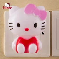 sanrio hello kitty night light plug led non light control natural light with switch 220v with cartoon switch bedside lamp