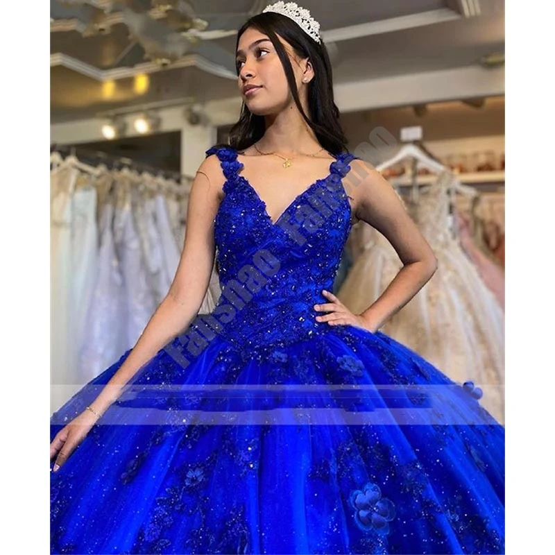 Реально скромное платье wd612 Quinceanera на тонких бретельках блестящее для выпускного