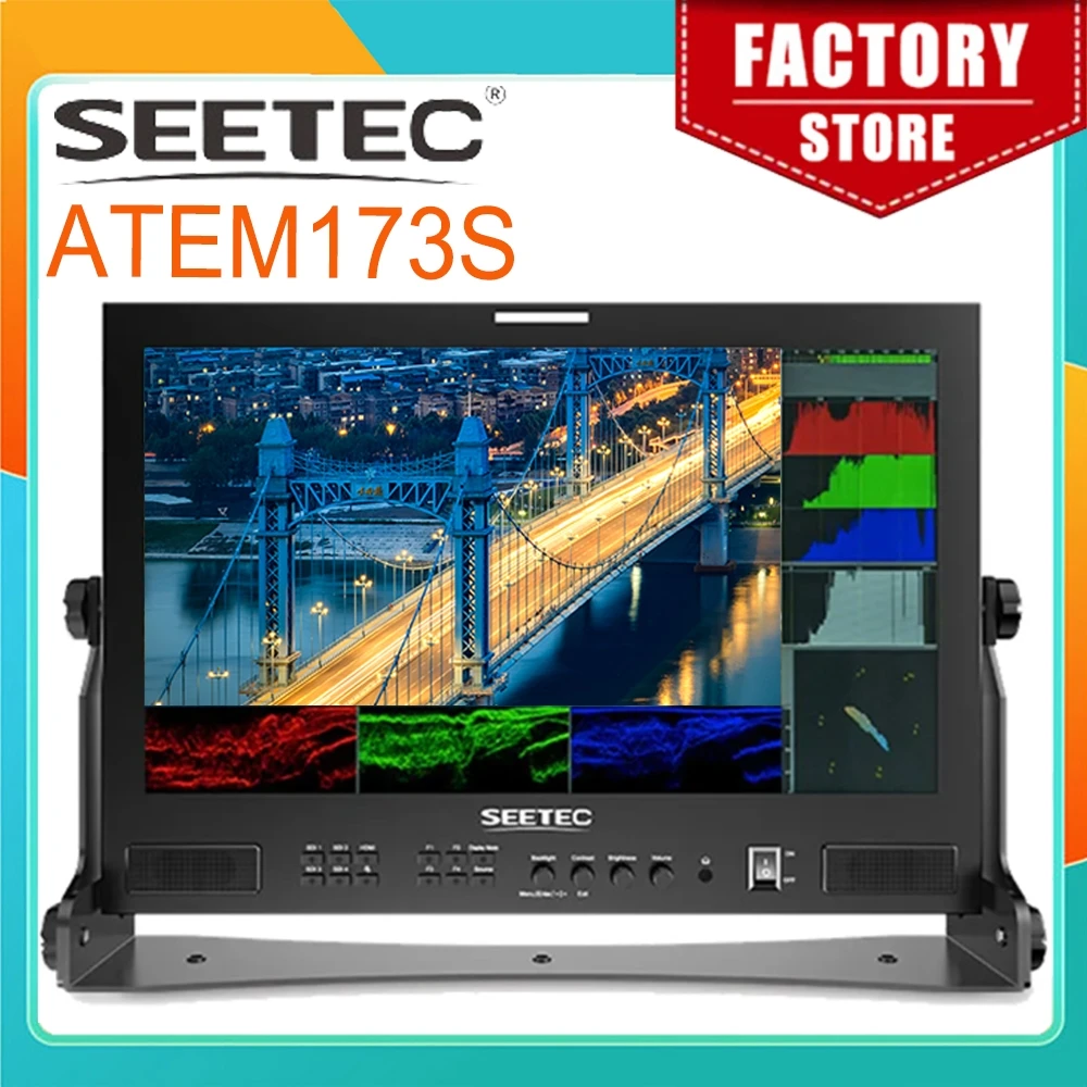 Монитор Waveform 17,3 дюйма ATEM173S 3G-SDI HDMI, 1920x1080