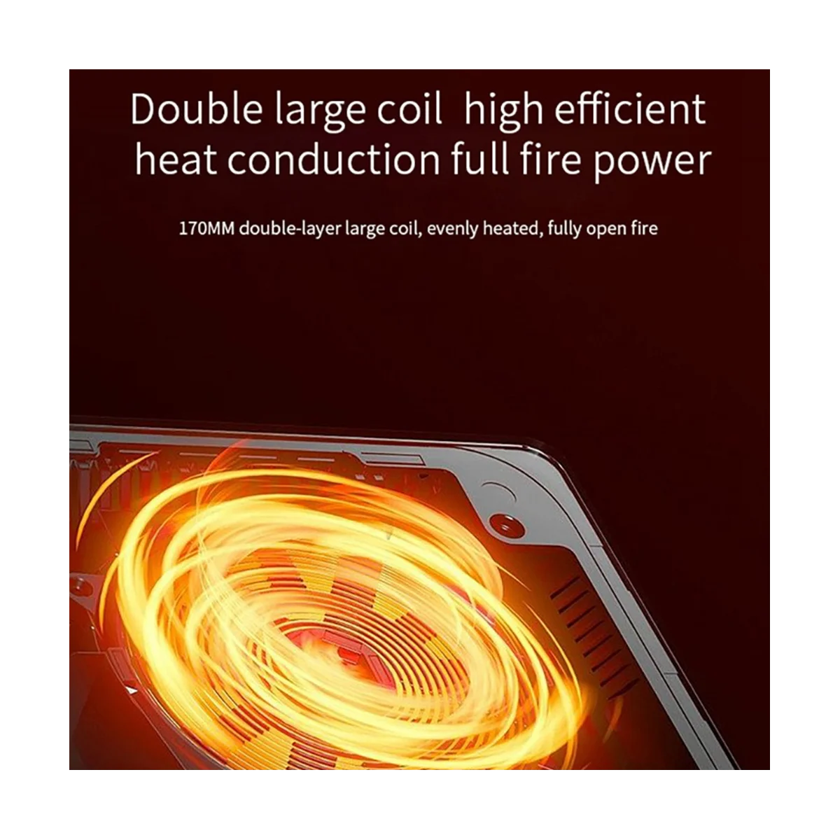 Портативная индукционная варочная панель 8 температурная сенсорная горелка