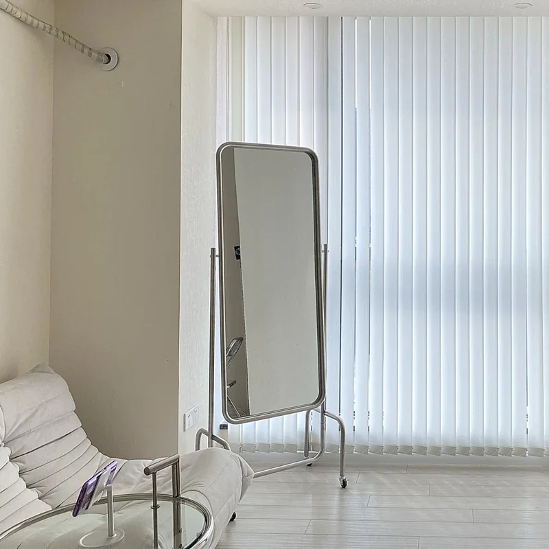 Зеркало для магазина одежды полноразмерный бытовой шкив мобильный пол из
