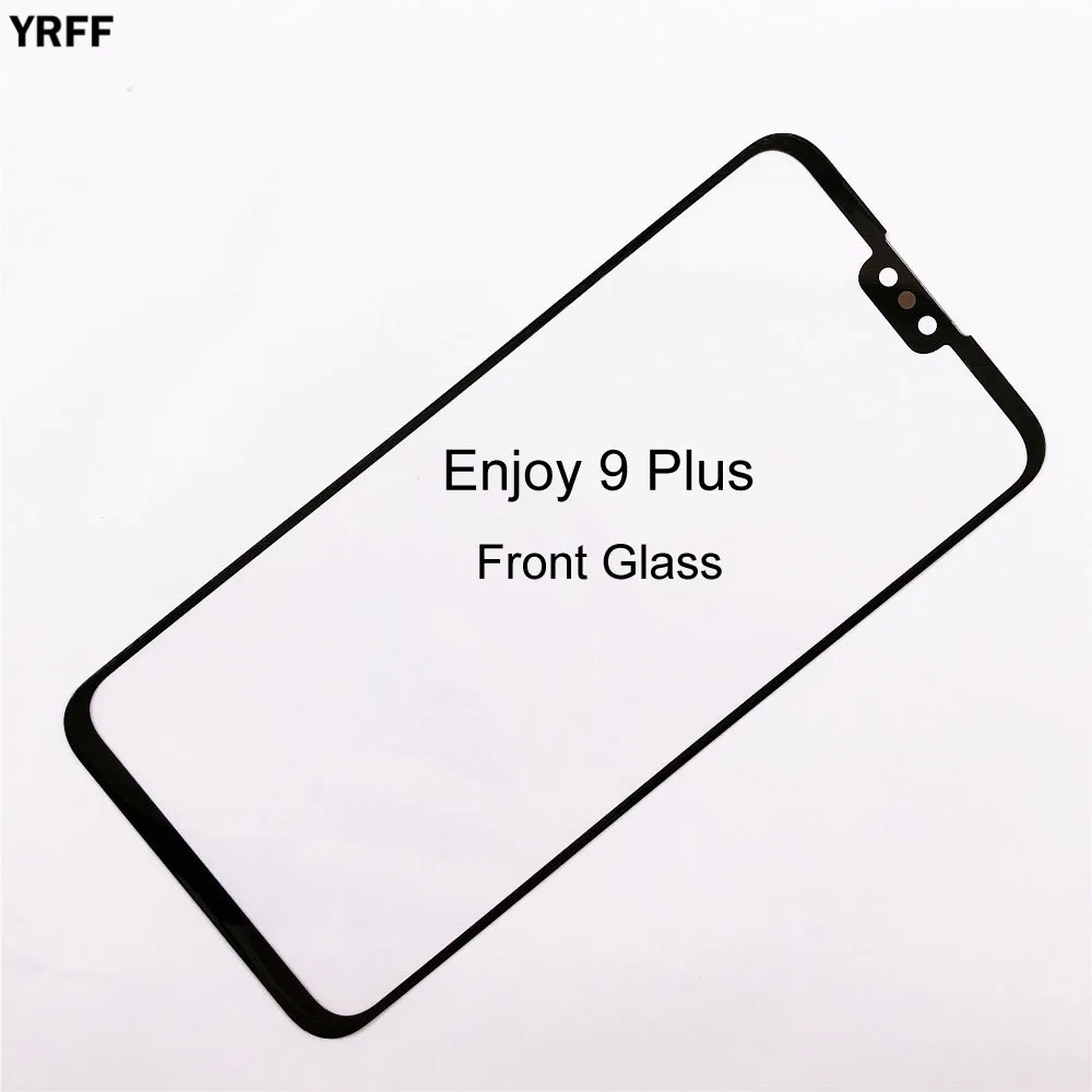 mobile touch screen panel for huawei enjoy 9s 9 plus front outer glass panel no touch screen digitizer phone repair parts free global shipping