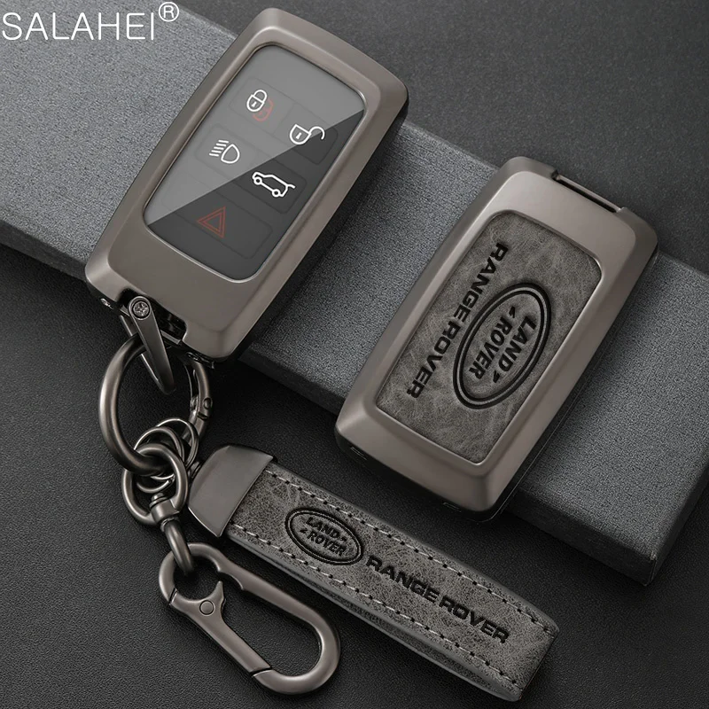

Car Key Case Cover Shell Holder Fob For Land Rover Range Rover Sport Evoque Freelander 2 Velar Discovery 4 Protector Accessories