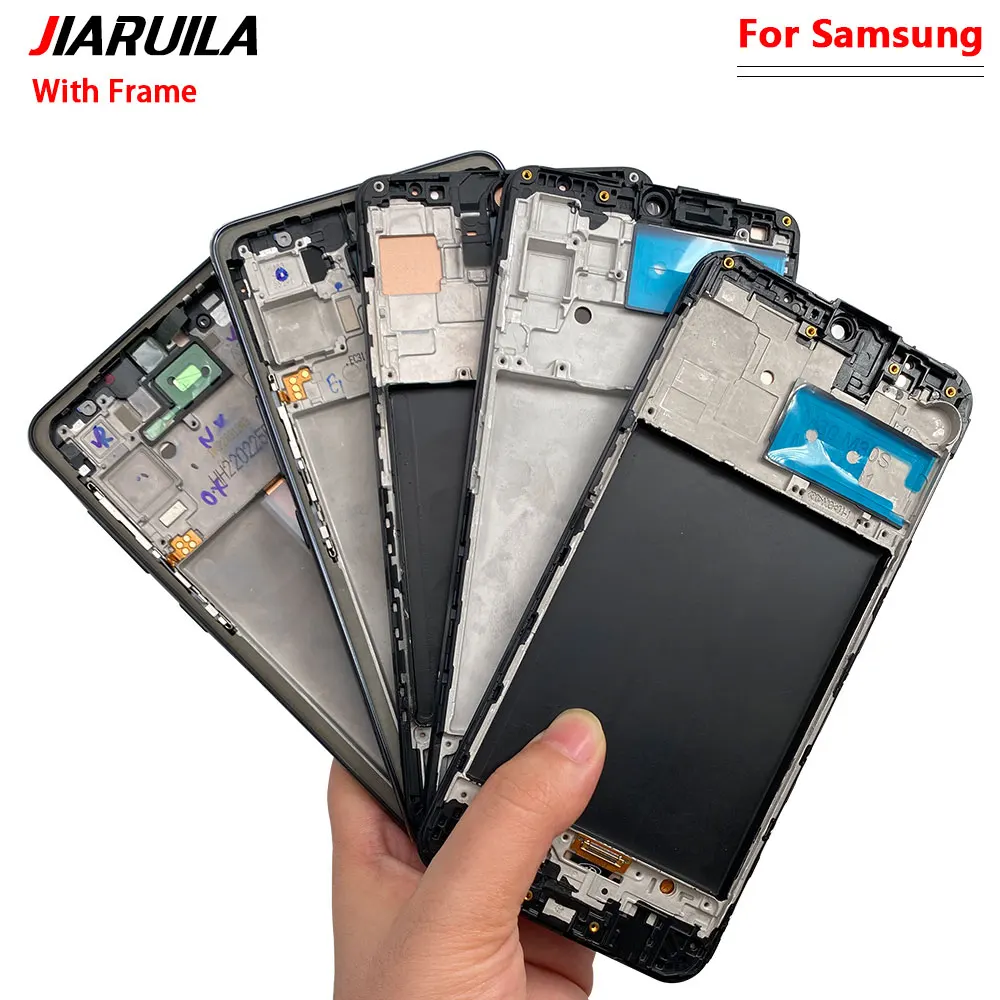 

5pcs For Samsung A51 A30S A31 A20 A30 M21 M31 A22 A32 4G A53 5G LCD Display Touch Screen Digitizer With Frame LCD Replacement