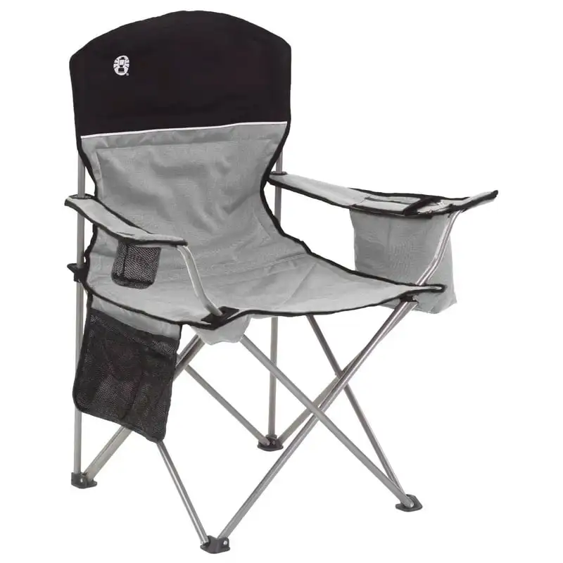 

Camping Quad Chair with 4-Can Cooler