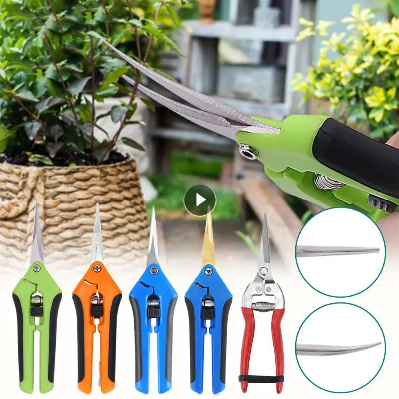 

1 шт. секаторы бонсай, металлический инструмент для подрезки, ручной резак, для сбора фруктов, сорняков, домашние садовые приспособления в горшках