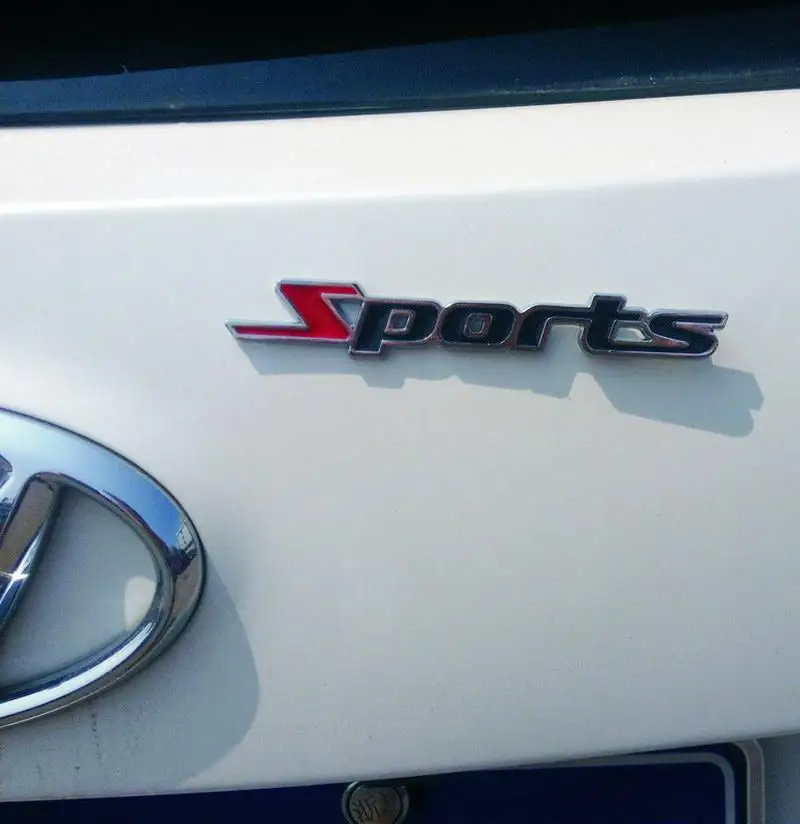 Автомобильный Стайлинг 3D металлические спортивные наклейки аксессуары для Audi Q3