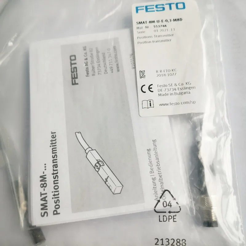 

FESTO 553744 SMAT-8M-U-E-0.3-M8D